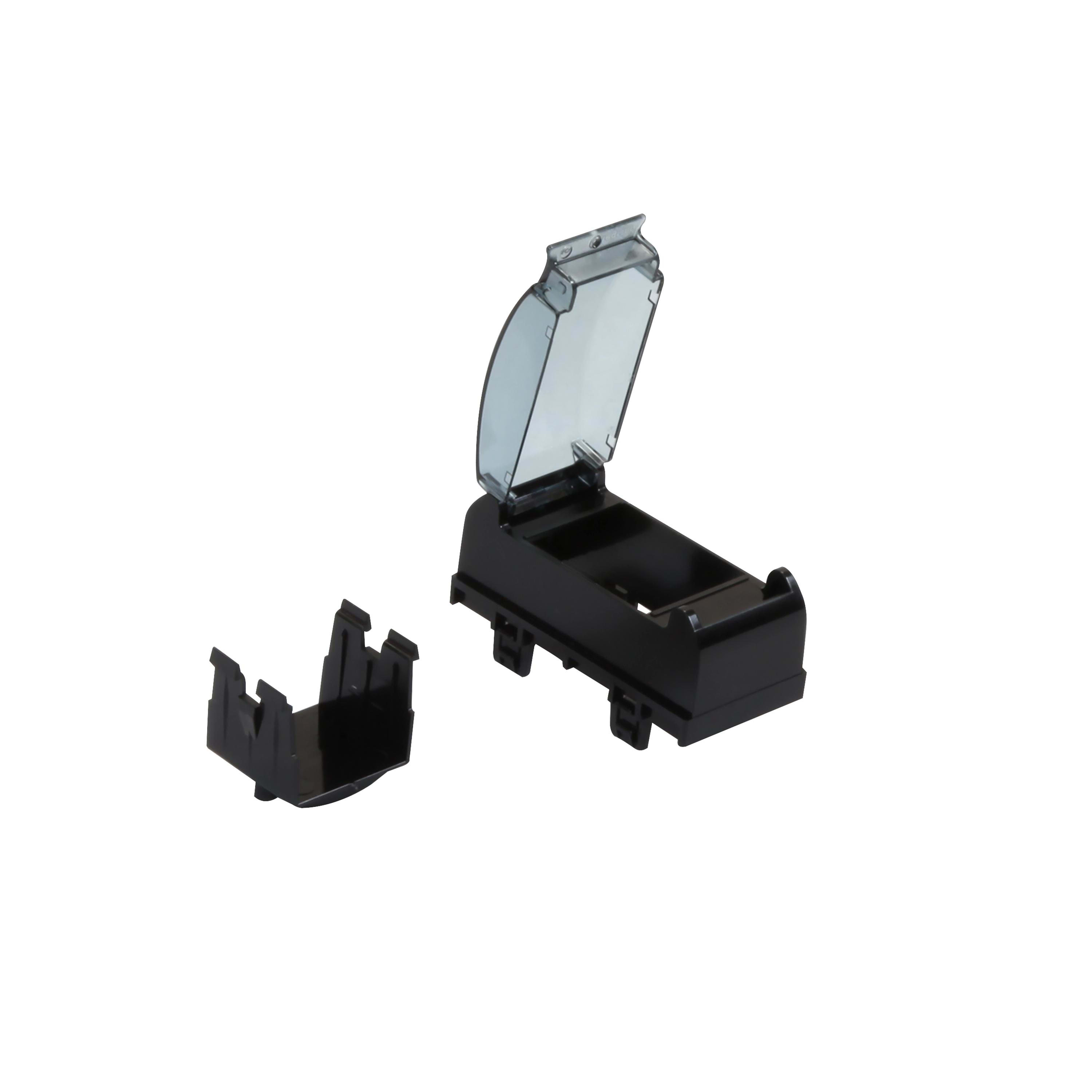 LEGRAND - Soporte para elementos carril DIN- Negro
