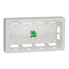 Schneider Electric - Caja superficie 2x10 módulos blanco activo