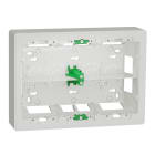 Schneider Electric - Caja superficie 2x8 módulos blanco activo