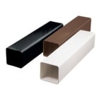 Sin Marca - Tubo bajante cuadrado R525 65x65mm blanco
