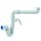ALIAXIS - Sifón curvo S304 desplazado 1.1/2"