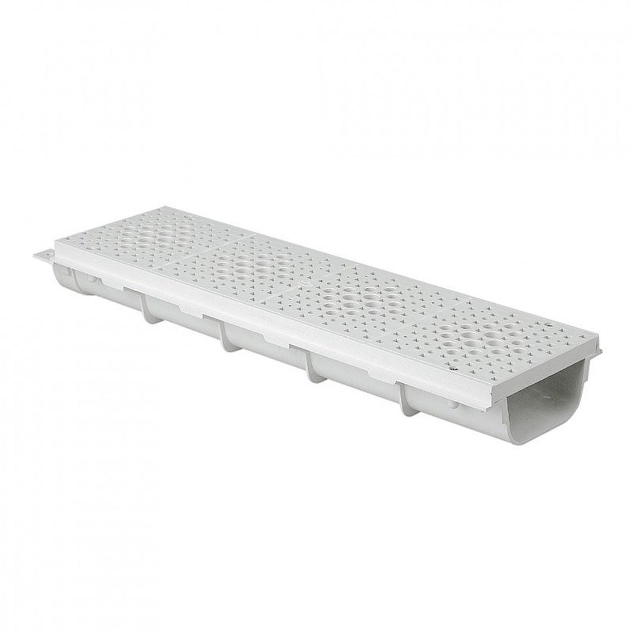 ALIAXIS - Canal con rejilla piscina S322 500mm gris claro