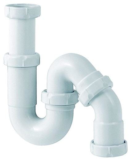 ALIAXIS - Sifón curvo extensible S67 divisora 1.1/4"