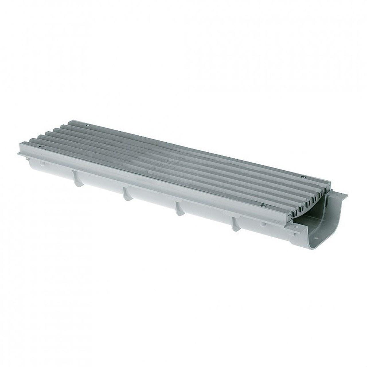 ALIAXIS - Canal con rejilla piscina S322 500mm gris