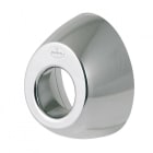ALIAXIS - Plafón embellecedor ovalado ABS S123 diámetro 40 cromo