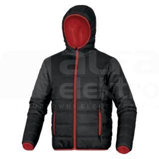 DELTA PLUS - Plumón acolchado de poliamida talla M negro-rojo