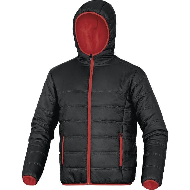 DELTA PLUS - Plumón acolchado de poliamida talla L negro-rojo