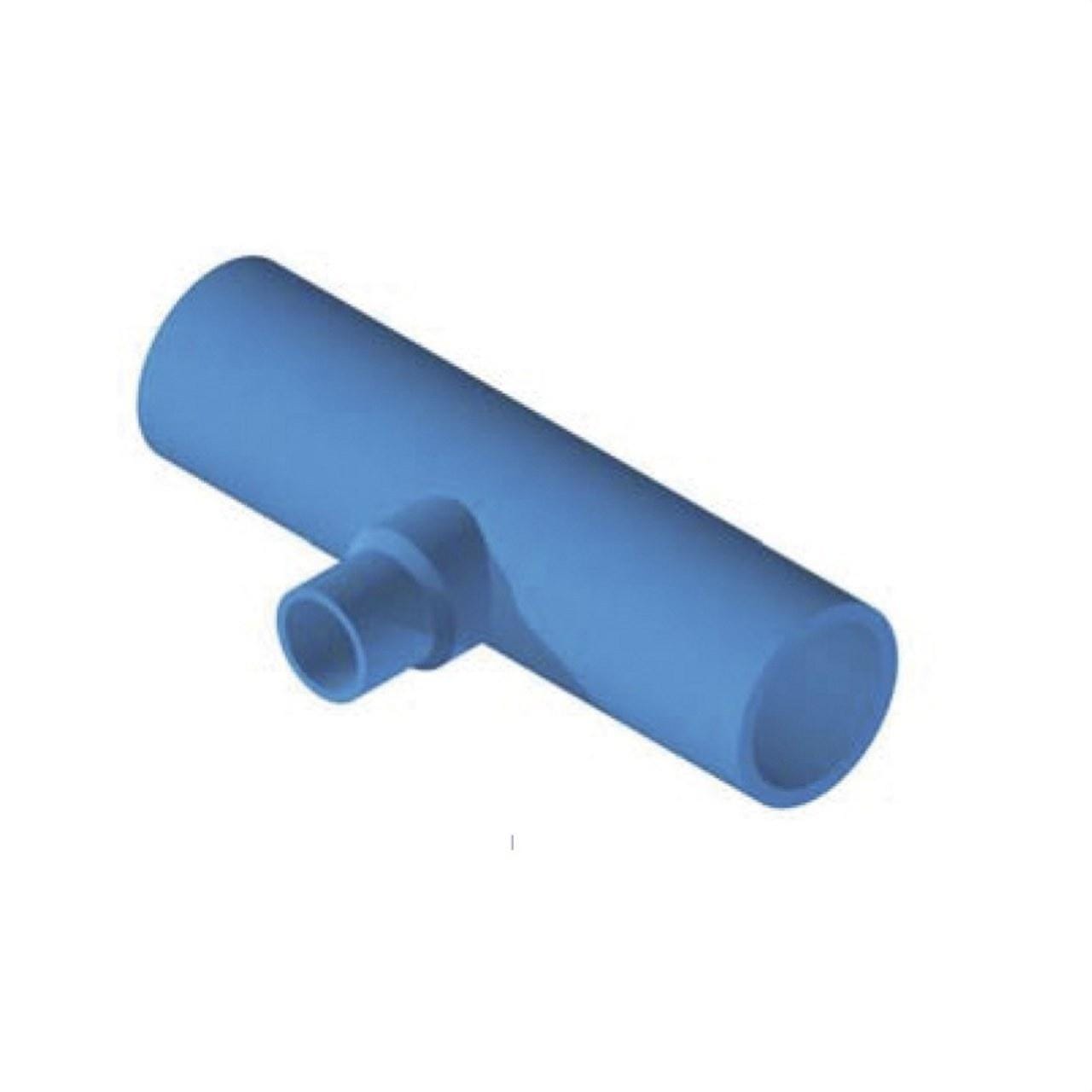 NIRON - Te reducida NIRON diámetro 160x63x160mm SDR 11 M/M/M soldadura a tope o accesorio electrosoldable