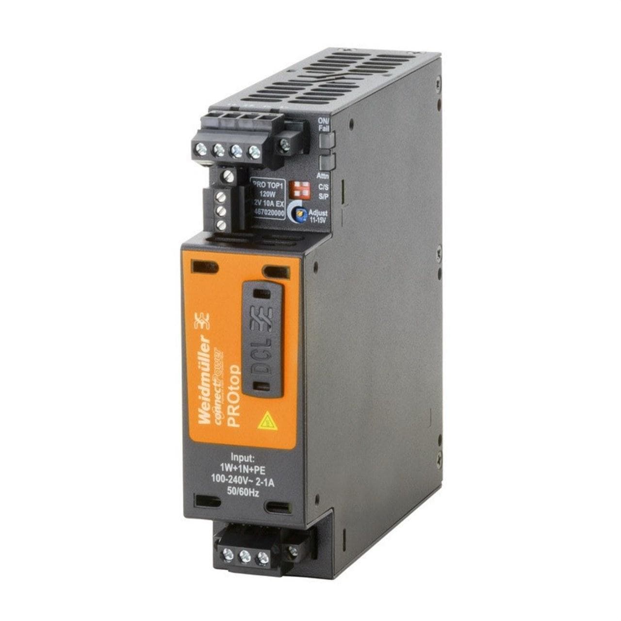 WEIDMULLER - Fuente de alimentación PRO TOP1 120W 12V 10A EX