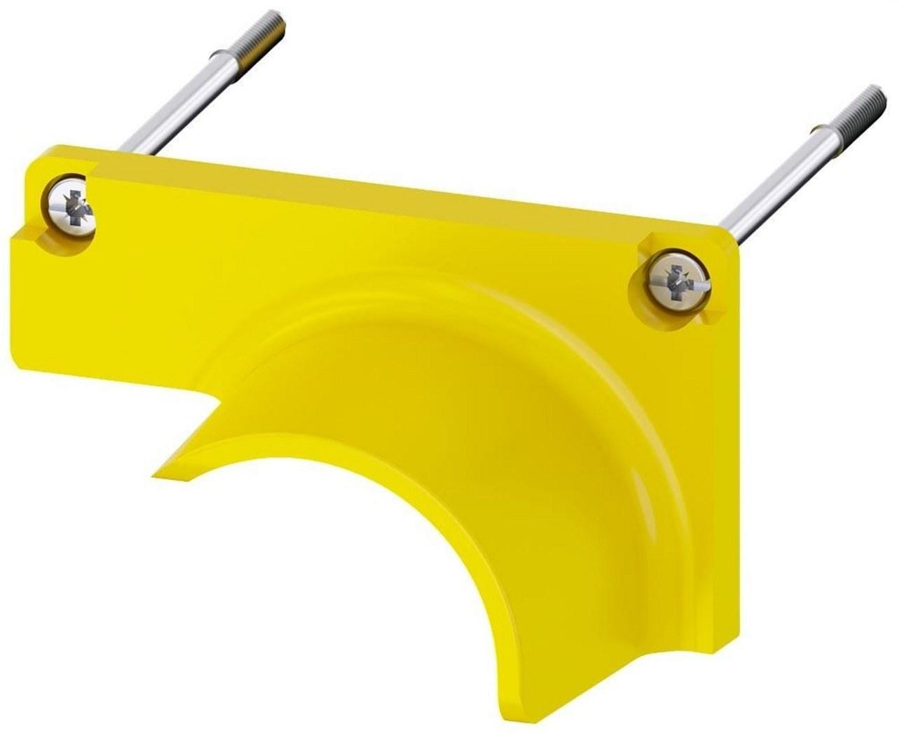 SIEMENS - Collar protector para pulsador de seta de paro de emergencia con y sin bloqueo RONIS, amarillo, plástico