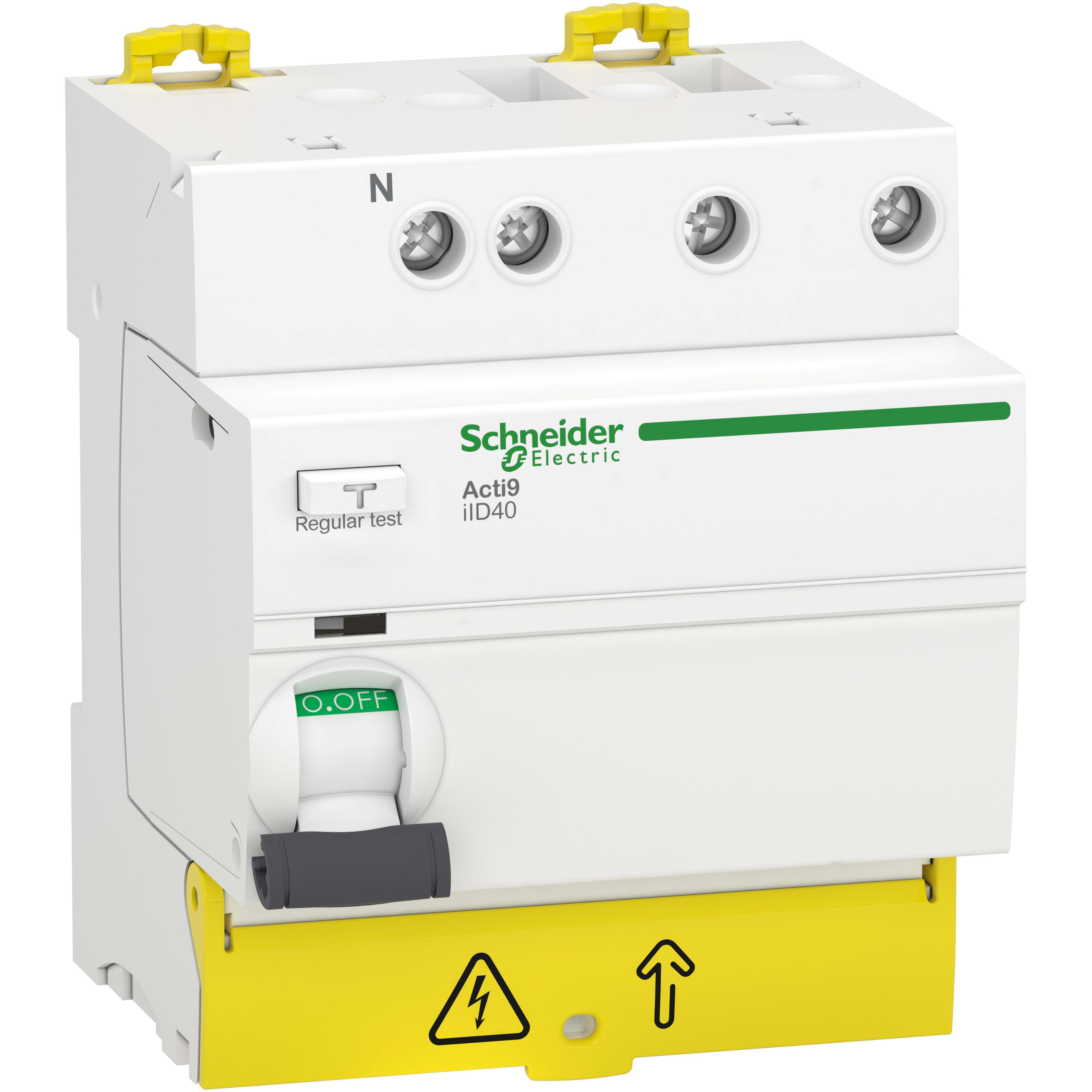 Schneider Electric - Disyuntor ACTI9 iID40 3PN 40A 30mA ASI RCCB
