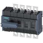 SIEMENS - Seccionador 160A tamaño 2 4 polos frontal izquierda conexión plana gris