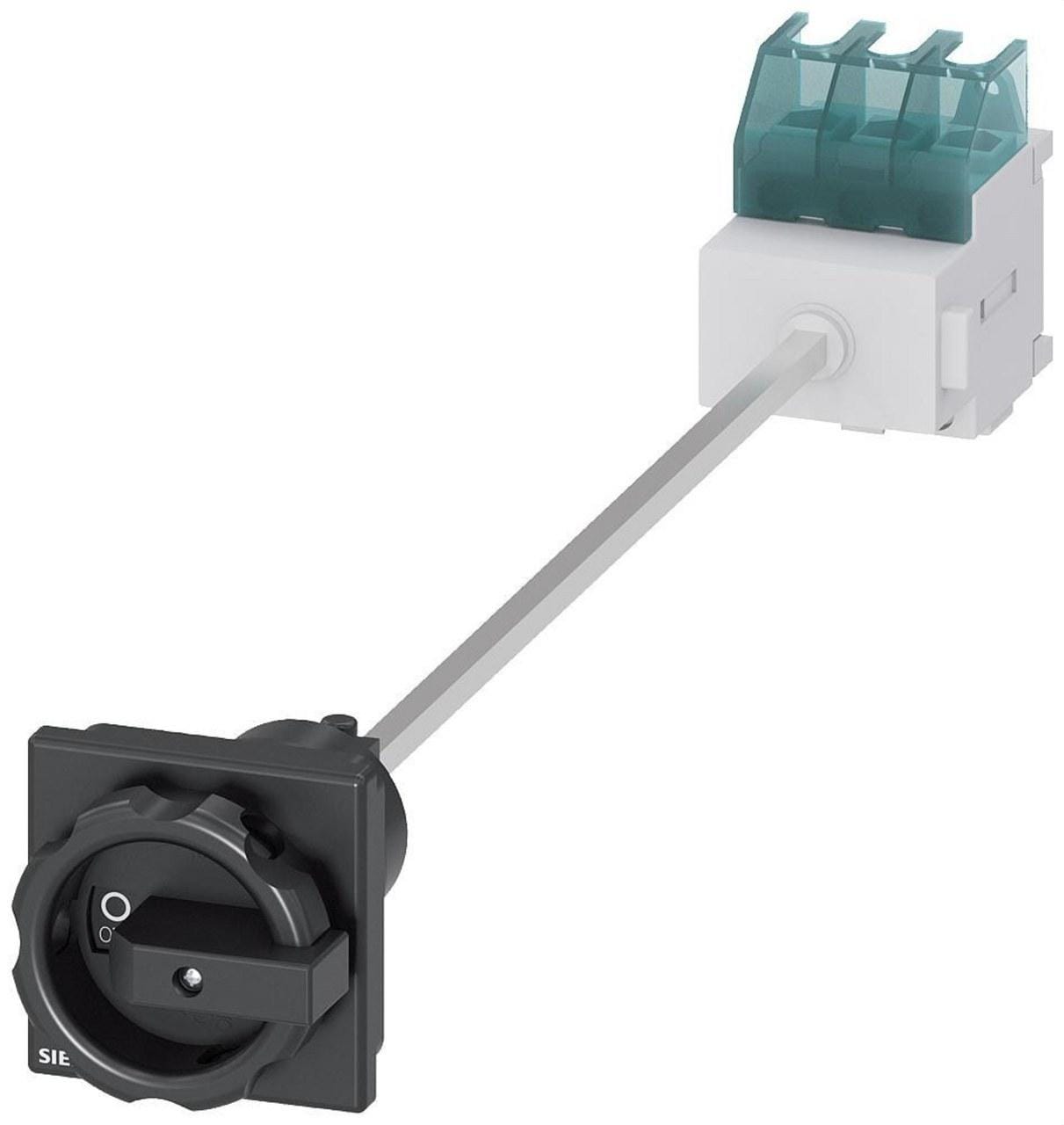 SIEMENS - Interruptor 3LD2 3 polos 32A 4 orificios base negro
