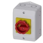SIEMENS - Interruptor principal 3 polos 1 borna-N+1 borna-PE rojo / amarillo