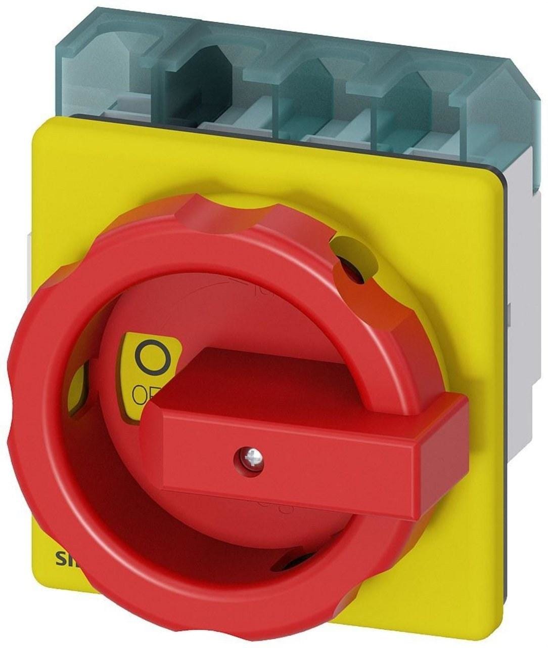 SIEMENS - Interruptor principal parada emergencia 4 polos 63A para AC-23A