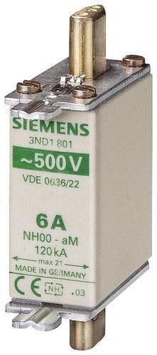 SIEMENS - Fusible NH-660V T-00 6A