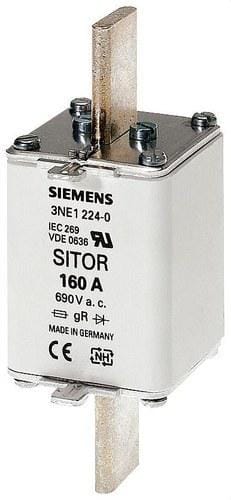 SIEMENS - Juego fusible SITOR servicio din 43620 160A CA 690V