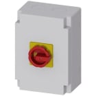 SIEMENS - Interruptor emergencia 3 polos 1 borna-N+1 borna-PE rojo / amarillo