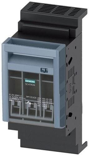 SIEMENS - Interruptor seccionador 3 polos NH000 160A 60mm caja