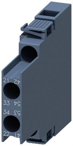 SIEMENS - Contacto auxiliar lateral 1NA+1NC S00 tornillo