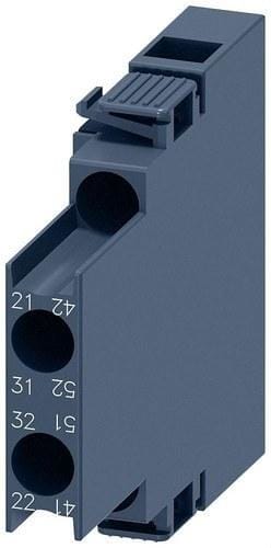 SIEMENS - Contacto auxiliar lateral .2NC S00 tornillo din 50005