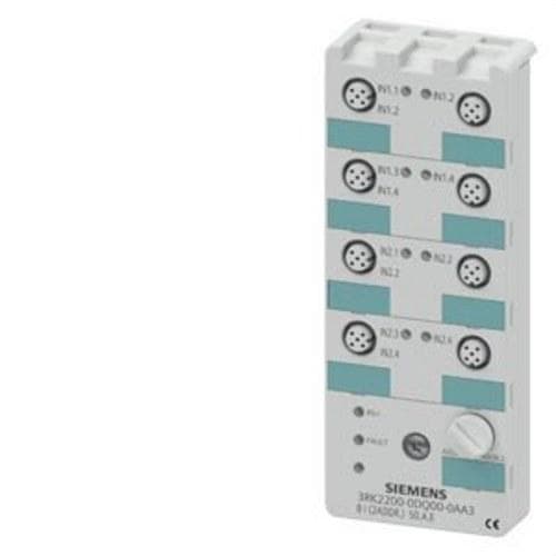 SIEMENS - Módulo compacto K60 esclavo A/B digital 8E IP67 M12
