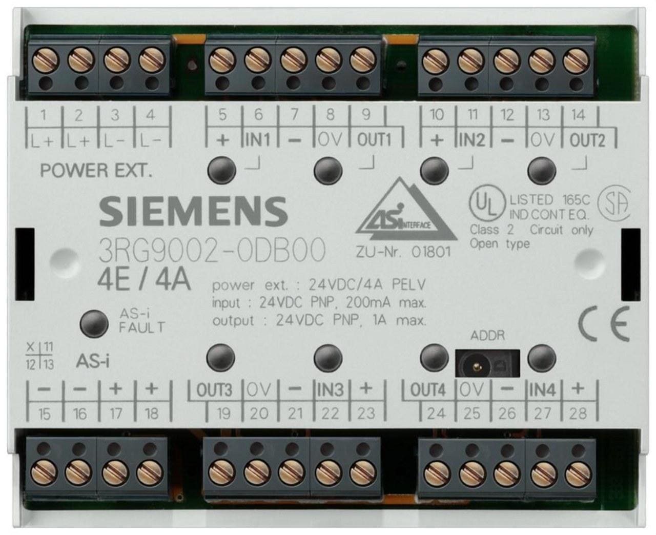 SIEMENS - Módulo E/S 4E/4S 2A conector