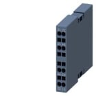 SIEMENS - Contacto auxiliar lateral 1NA+1NC S0 resorte din 50005