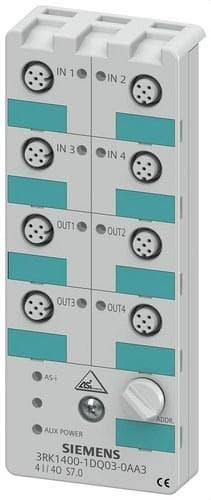 SIEMENS - Módulo compacto digital 4E/4S 2A IP67 SAP4 8xM12