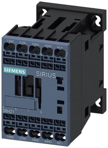 SIEMENS - Contactor auxiliar 3NA+1NC CC 24V S00 resorte