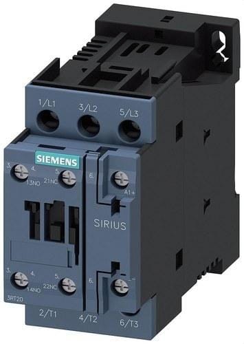SIEMENS - Contactor AC3 4Kw 400V 1NA+1NC CC 24V S0 tornillo