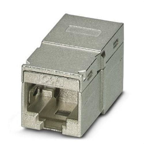 PHOENIX CONTACT - Acoplamiento CUC-I-D1ZNI-S/R4GC8 RJ45 IP20 8P 10 GBit/s fundición inyectada de cinc 2x RJ45, versión sin adaptador