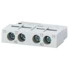 SIEMENS - Bloque contacto transversal 1NA+1NC interruptor S00/S0 tornillo