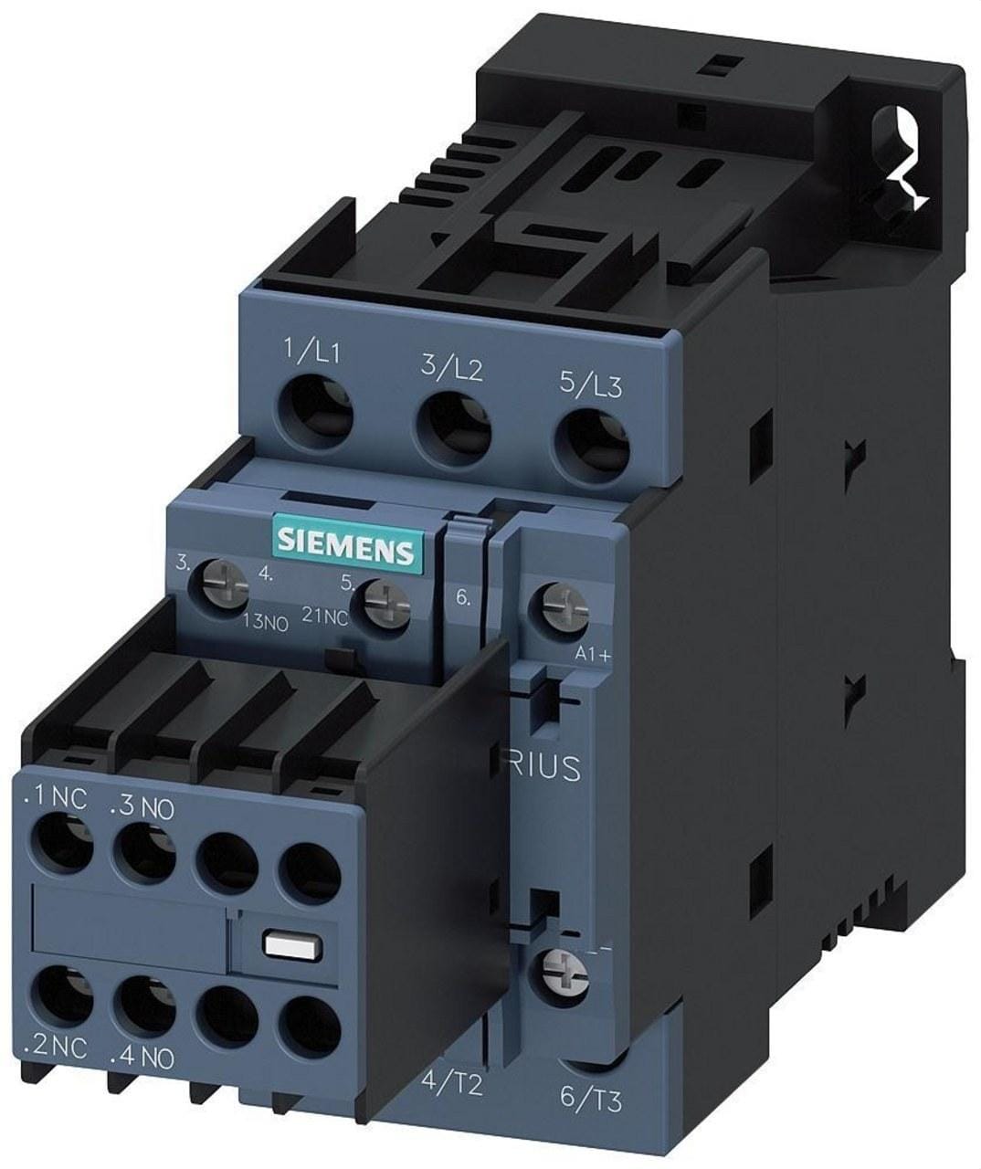 SIEMENS - Contactor AC3 15Kw 2NA+2NC CC 24V S0 tornillo