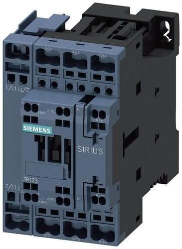 SIEMENS - Contactor AC1 22Kw 35A 1NA+1NC 24V S0 resorte
