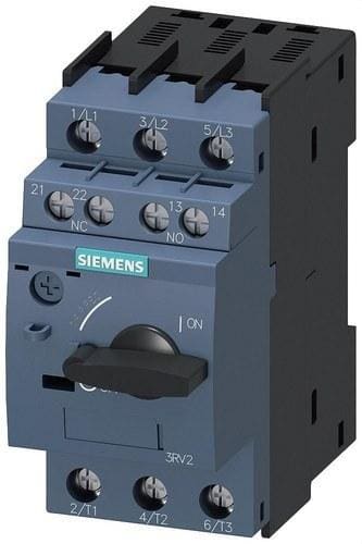 SIEMENS - Interruptor automático S00 clase 10 2,8-4A tornillo 1NA+1NC