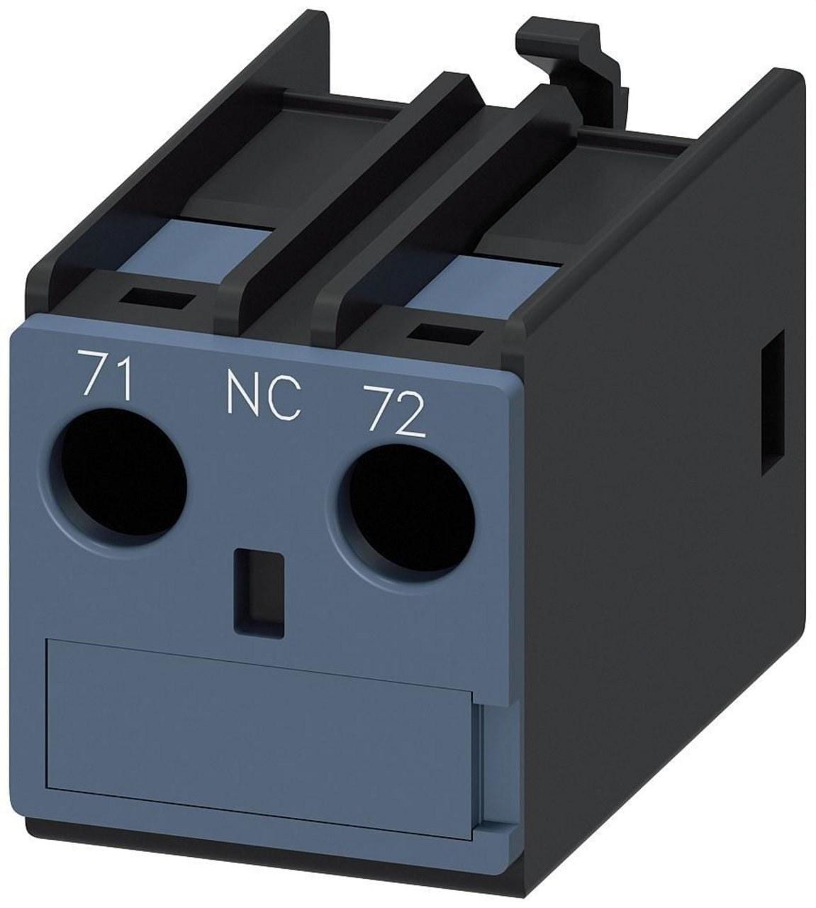 SIEMENS - Contacto auxiliar 1NC circuito 1NC S00/S0 tornillo
