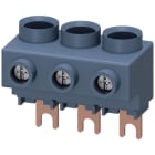 SIEMENS - Borne trifásico para interruptor S00/S0 conexión arriba