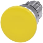 SIEMENS - Pulsador seta metálico brillante amarillo 40mm momentáneo