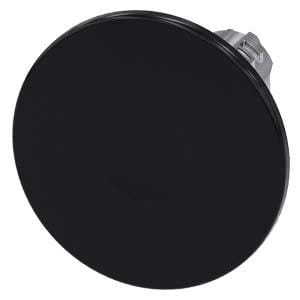 SIEMENS - Pulsador seta metálico brillante negro 60mm momentáneo