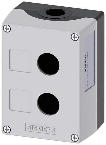 SIEMENS - Caja metálico 2 punto mando sin equipar rebaje