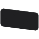 SIEMENS - Plaquita 12,5x27mm negro letras blanco inscripción usuario