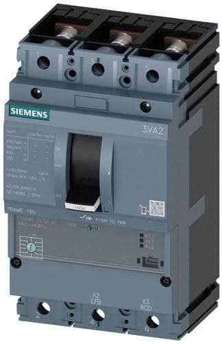SIEMENS - Interruptor tamaño 160 clase-H 85kA 3 polos LI 100A tornillo