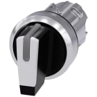 SIEMENS - Selector negro blanco manecilla corta I-O-II izquierda derecha