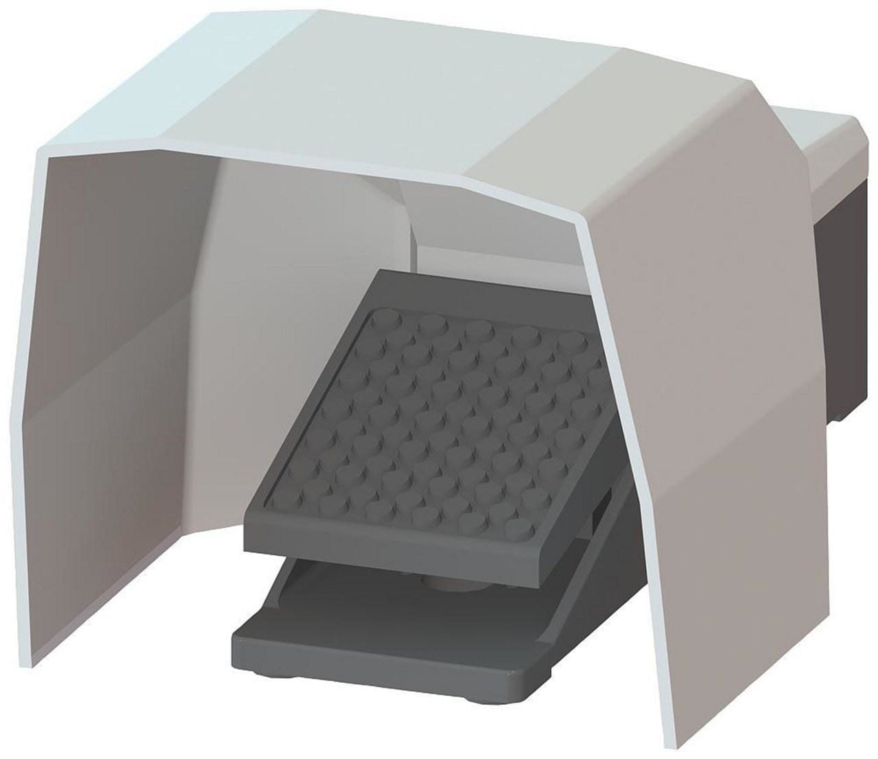 SIEMENS - Pulsador pedal entrada cables IP65 1NA+1NC tapa