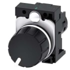 SIEMENS - Potenciómetro compacto redondo plástico negro 10kohm