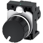 SIEMENS - Potenciómetro compacto redondo 22mm plástico negro