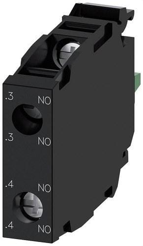 SIEMENS - Módulo contacto 2S borne tornillo para fijación placa frontal