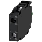 SIEMENS - Módulo contacto 2S borne tornillo para fijación placa frontal