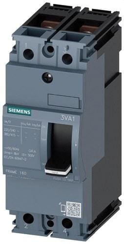 SIEMENS - Interruptor FRAME 160 25kA 2 polos TM210 25A tornillo